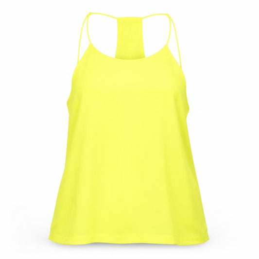 H&M Womens Yellow   Basic Blouse Size 34
