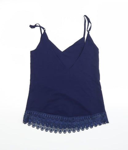 Club L Womens Blue   Basic Blouse Size 8