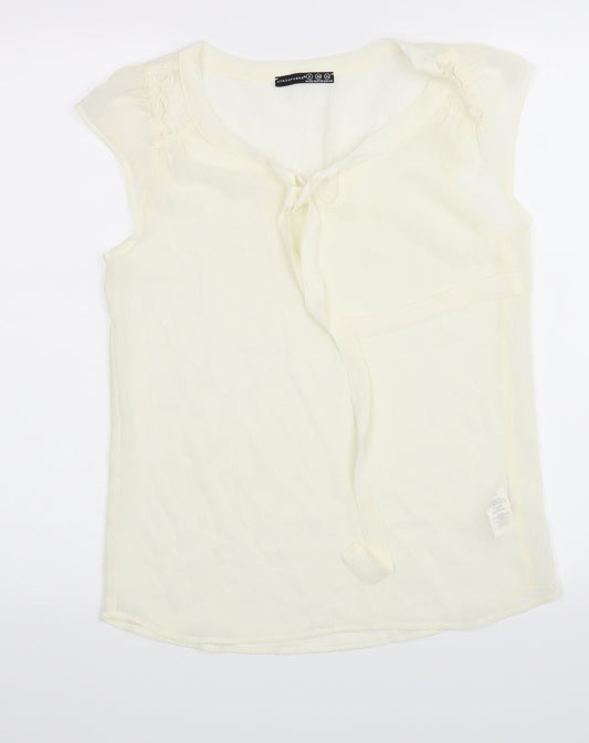 Atmosphere Womens Beige   Basic Blouse Size 8