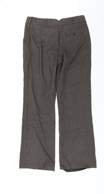 Preloved George Womens Brown   Trousers  Size 34 in L30 in - Back