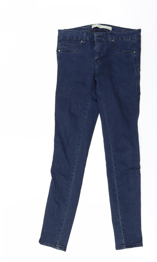 Preloved j.jeans Womens Blue  Denim Skinny Jeans Size 10 L29 in - Front