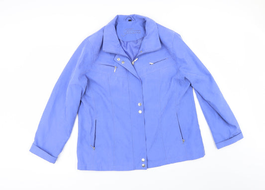 Finesse Womens Blue   Jacket  Size 16