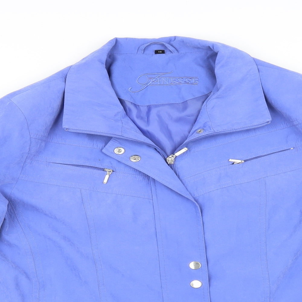 Finesse Womens Blue   Jacket  Size 16