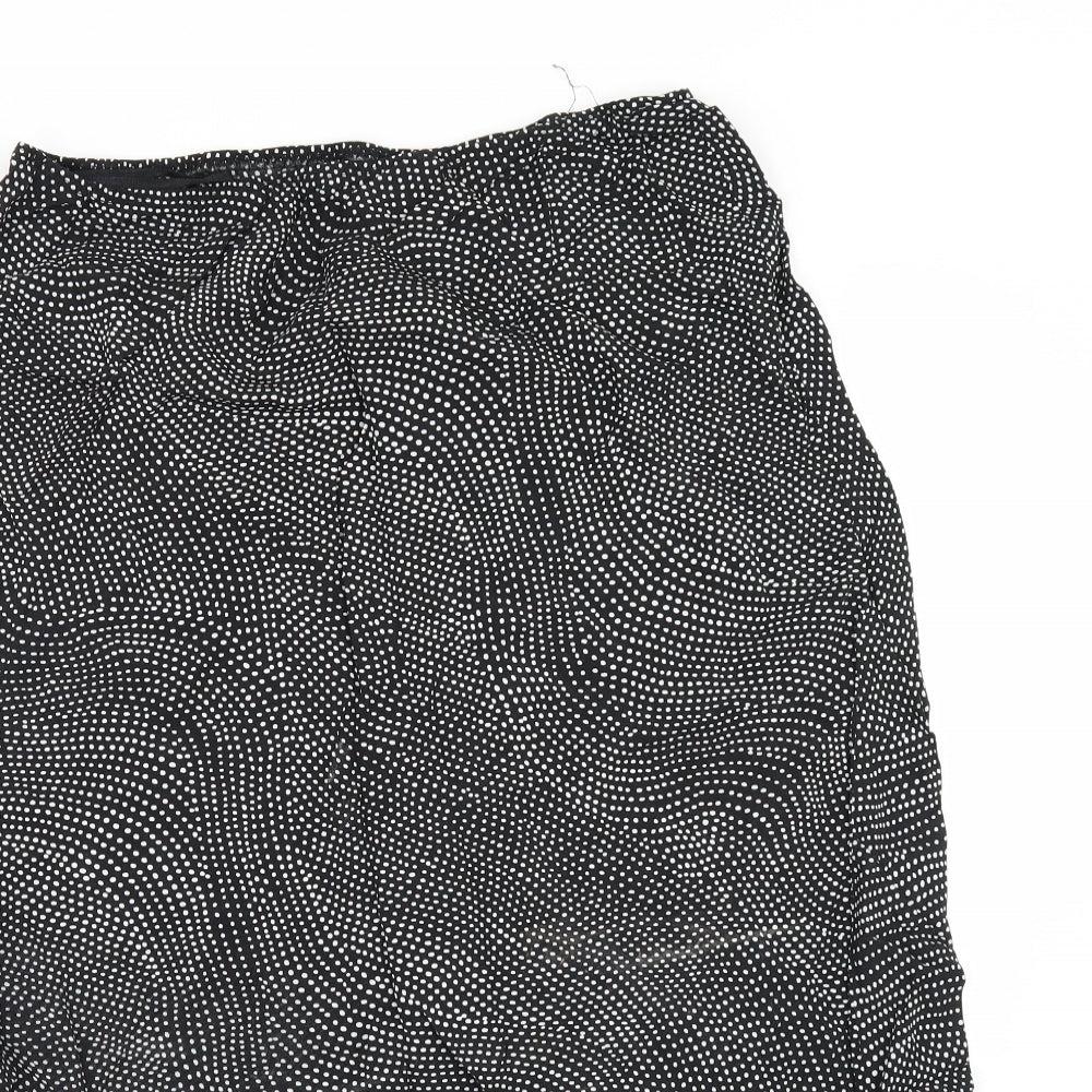 F&F Womens Black Polka Dot  A-Line Set Size 38 in