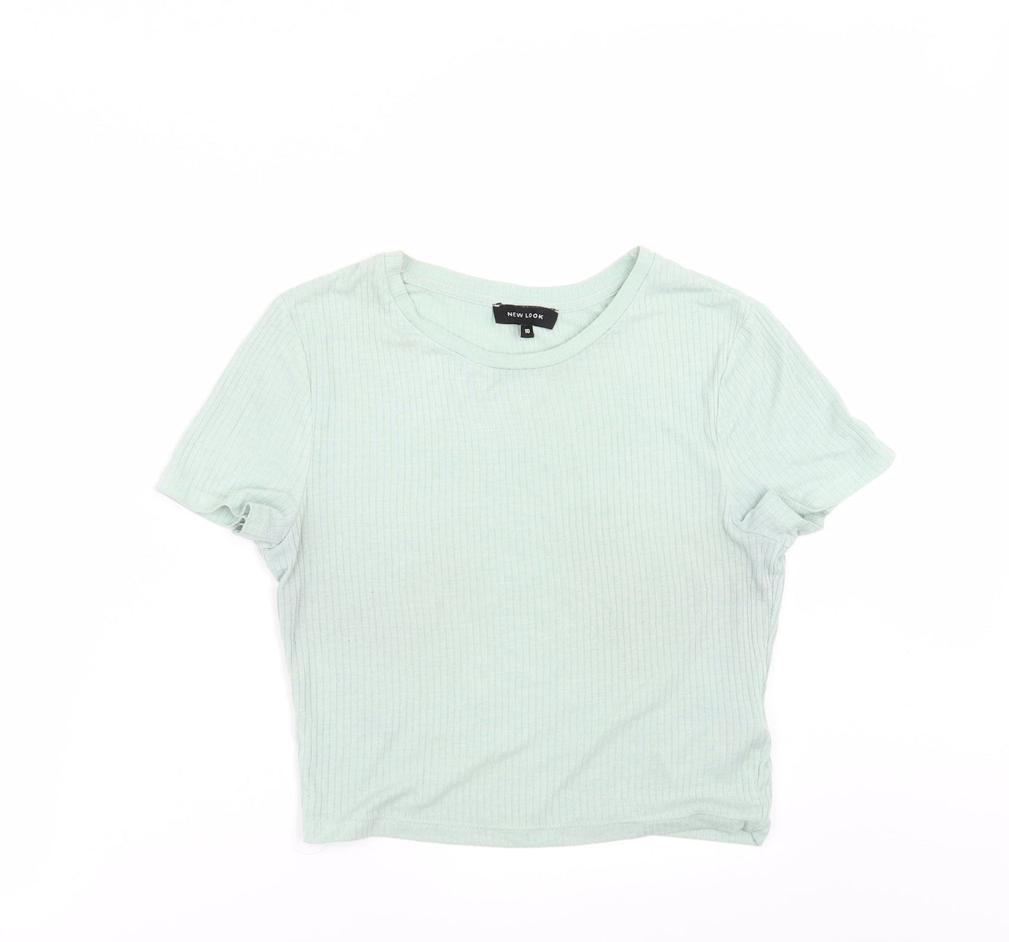 New Look Womens Green   Basic T-Shirt Size 10