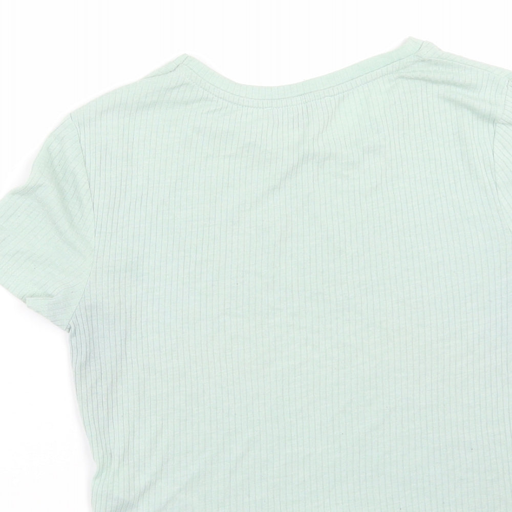 New Look Womens Green   Basic T-Shirt Size 10