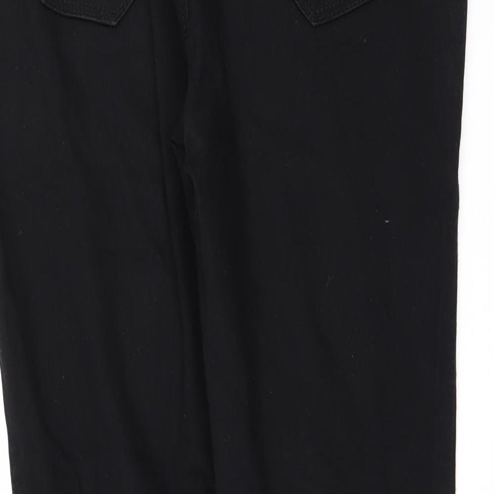 Denim & Co. Womens Black  Denim Jegging Jeans Size 10 L30 in