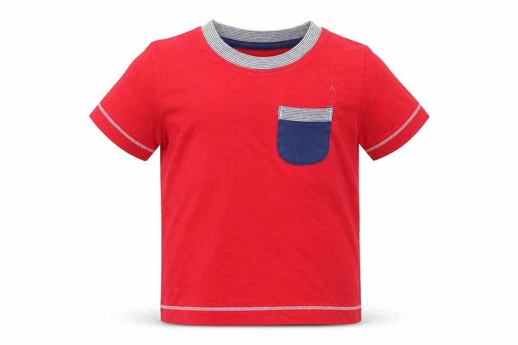 Matalan Boys Red   Basic T-Shirt Size 18-24 Months