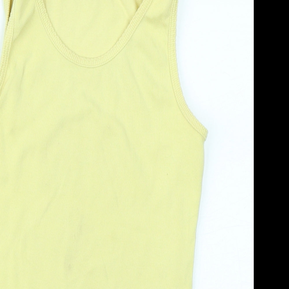 NEXT Girls Yellow   Basic Tank Size 10 Years