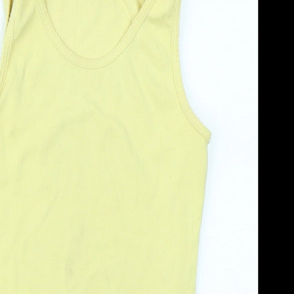 Preloved NEXT Girls Yellow   Basic Tank Size 10 Years - Detail