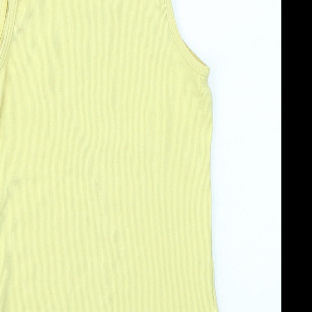 NEXT Girls Yellow   Basic Tank Size 10 Years