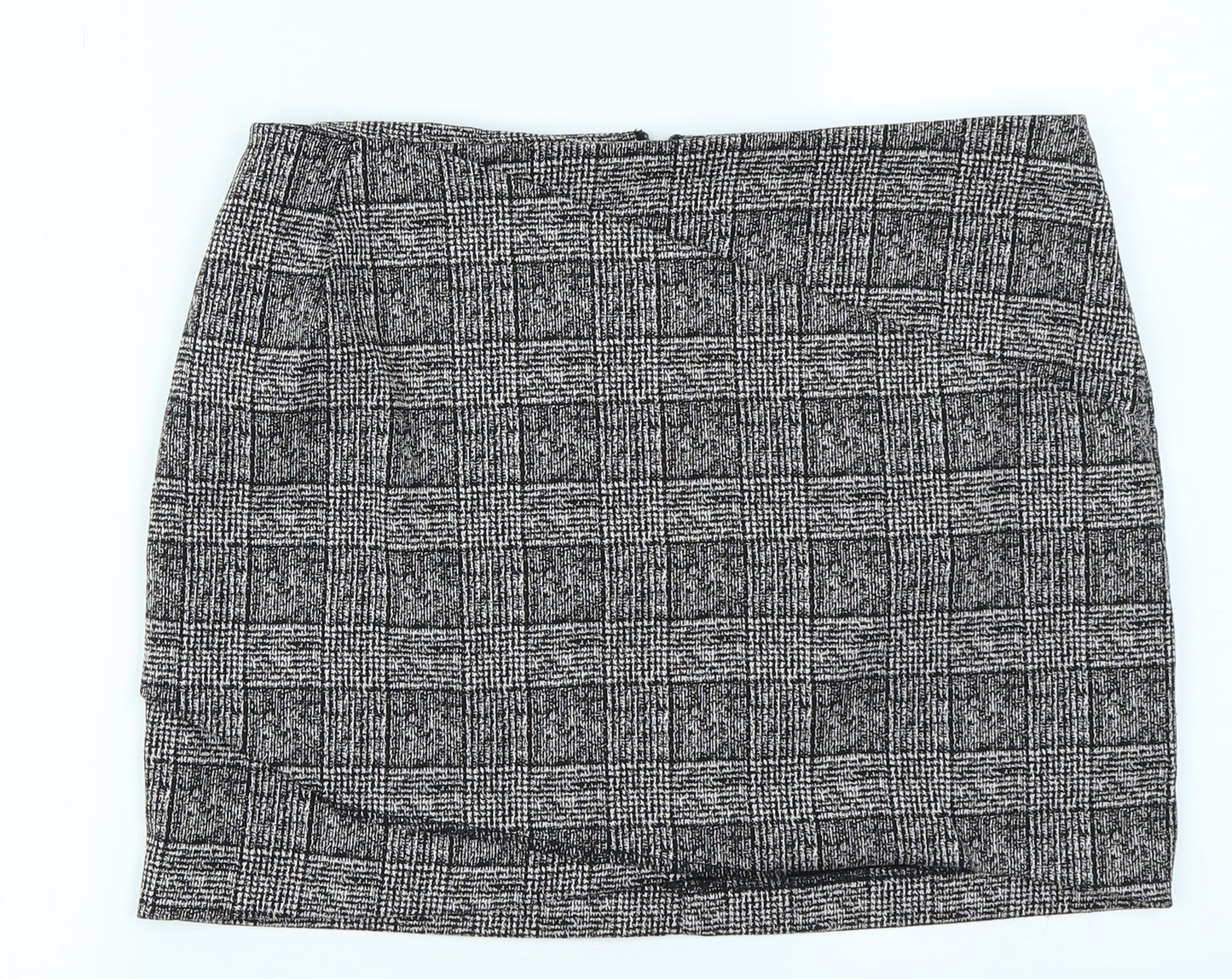 Preworn Womens Pink Plaid  A-Line Skirt Size 32 in