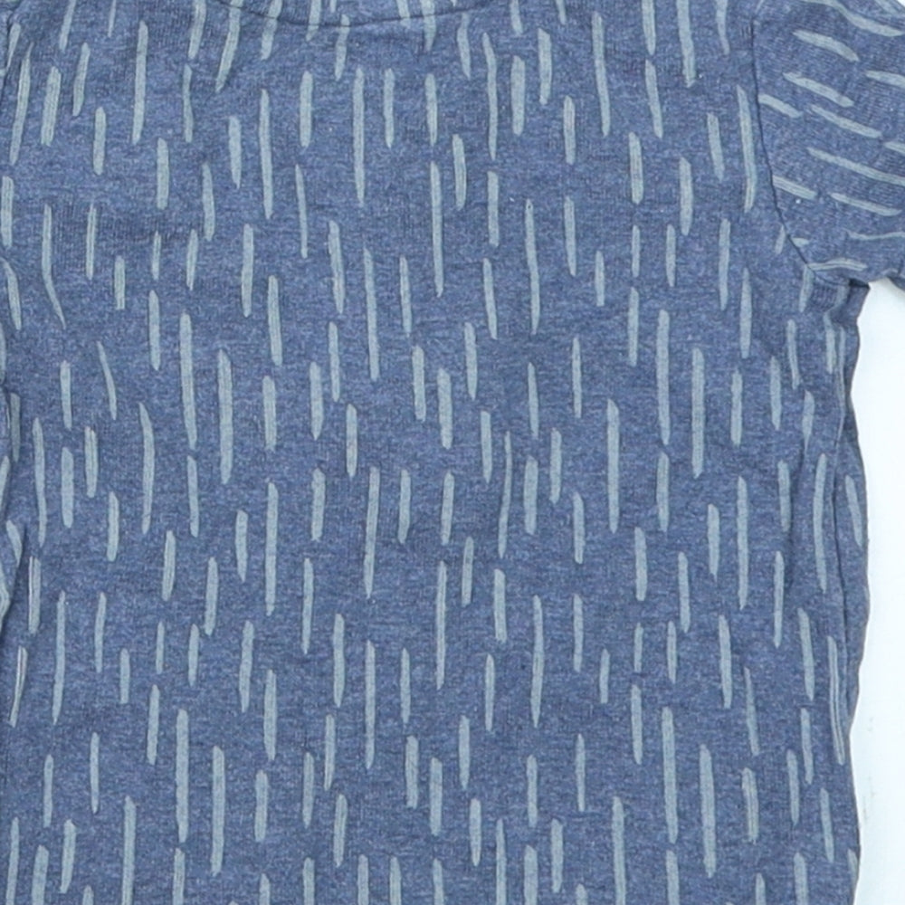 George Boys Blue Striped  Basic Polo Size 3-6 Months