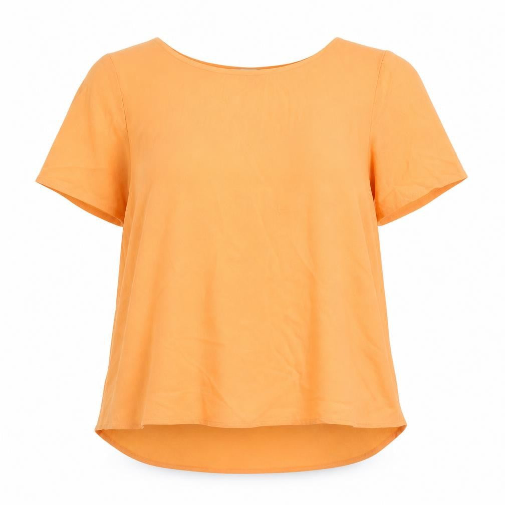 Papaya Womens Orange   Basic Blouse Size 14  - Open back