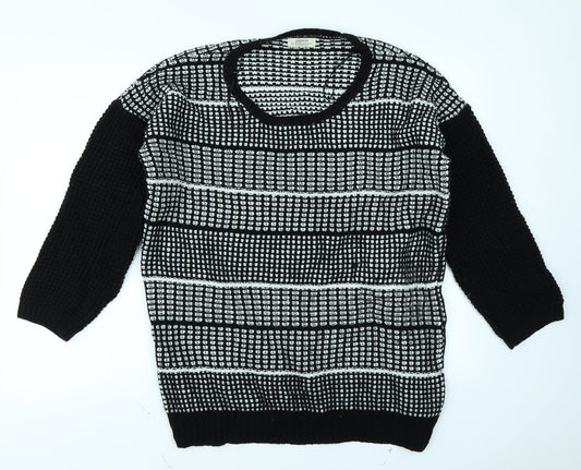 Papaya Womens Black   Pullover Jumper Size 14