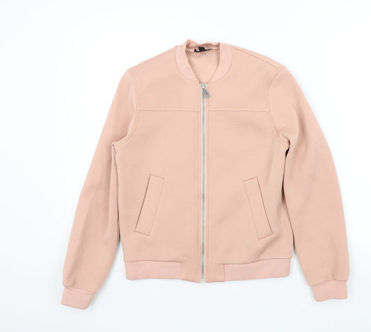 Topshop Womens Pink   Gilet Jacket Size 8