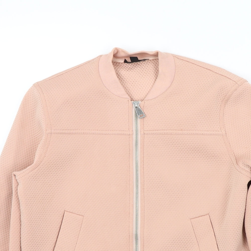 Topshop Womens Pink   Gilet Jacket Size 8