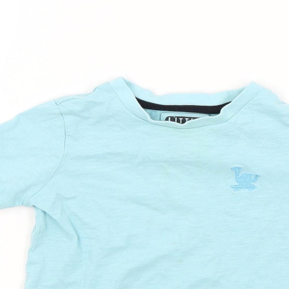 TU Baby Black Colourblock  Basic T-Shirt Size 6-9 Months