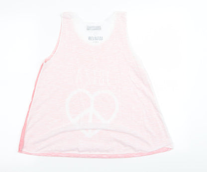 Preloved eightyseven ibiza Womens Pink   Basic Tank Size M - Back