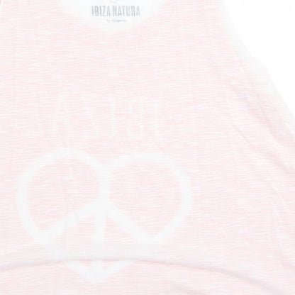 Preloved eightyseven ibiza Womens Pink   Basic Tank Size M - Label