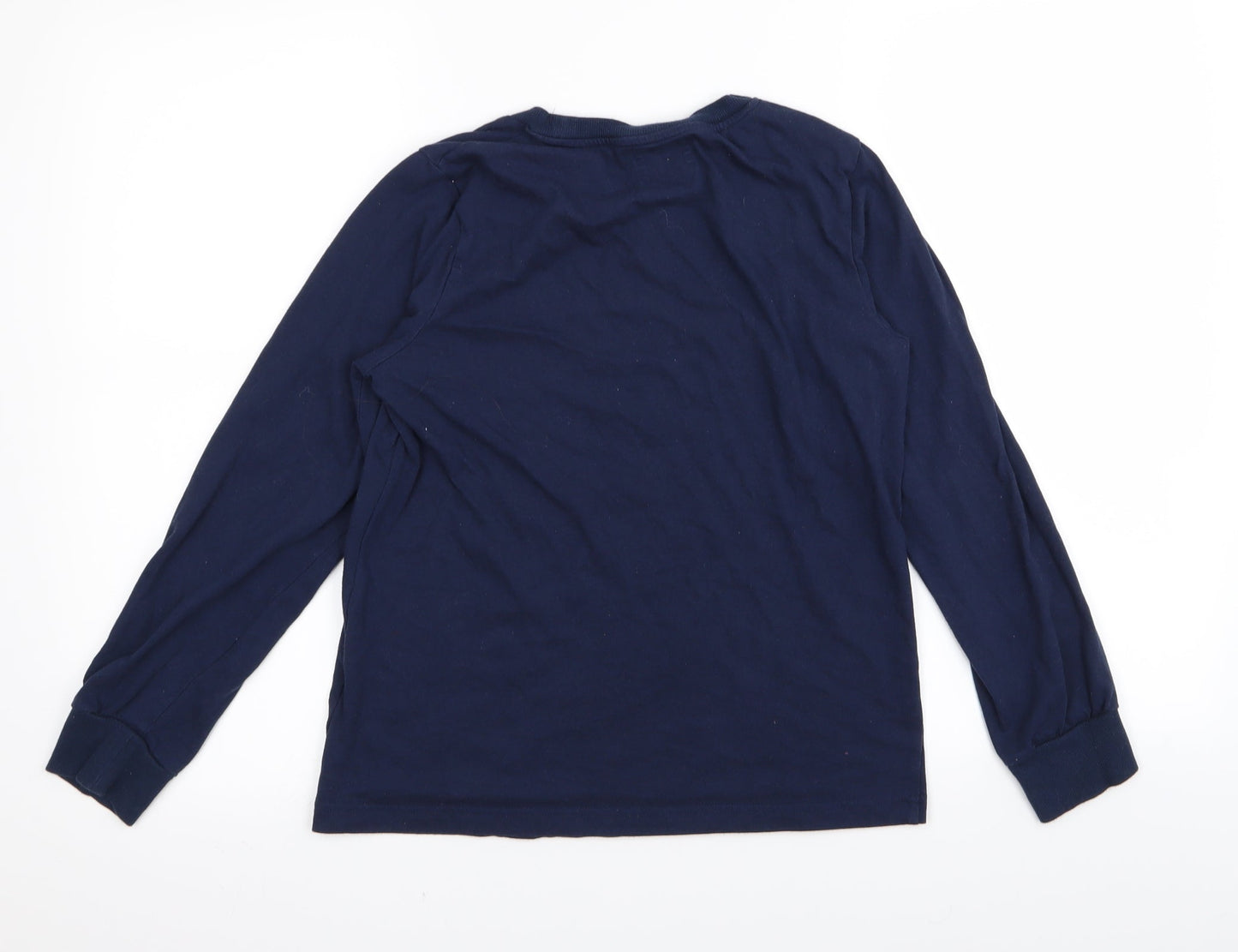 Matalan Womens Blue Solid  Top Pyjama Top Size 6  - size 6-8