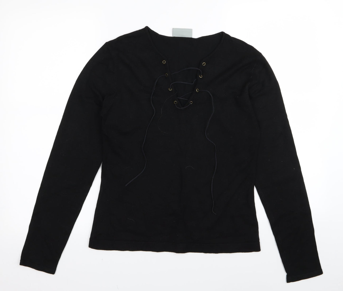 Wallis Womens Black   Basic T-Shirt Size 14