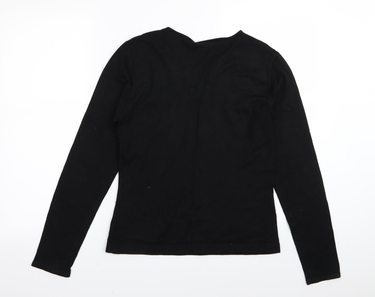 Wallis Womens Black   Basic T-Shirt Size 14