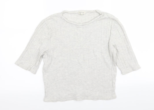 River Island Womens Grey   Basic T-Shirt Size 14