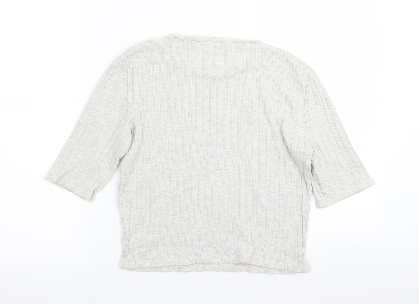 River Island Womens Grey   Basic T-Shirt Size 14