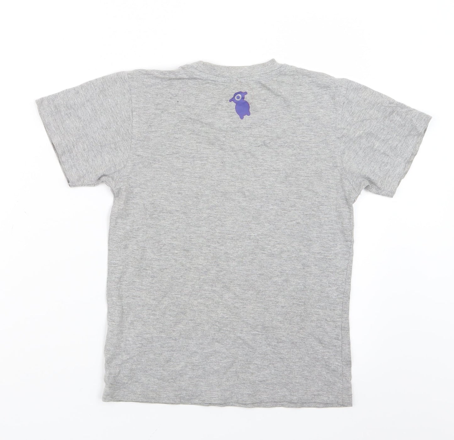 Mountain Life Boys Grey   Basic T-Shirt Size 7-8 Years