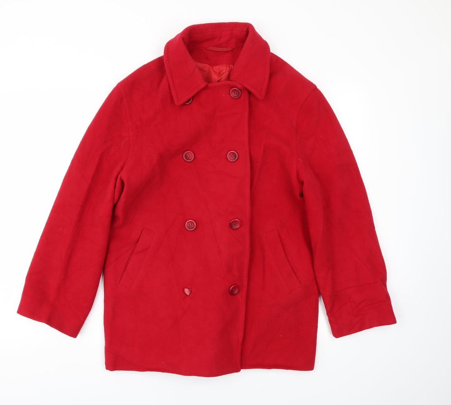 next  Womens Red   Jacket Coat Size M