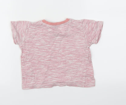 Preloved Matalan Boys Pink   Basic T-Shirt Size 18-24 Months - Back