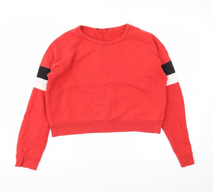 Preloved New Look Womens Red   Pullover Jumper Size 10 - Front