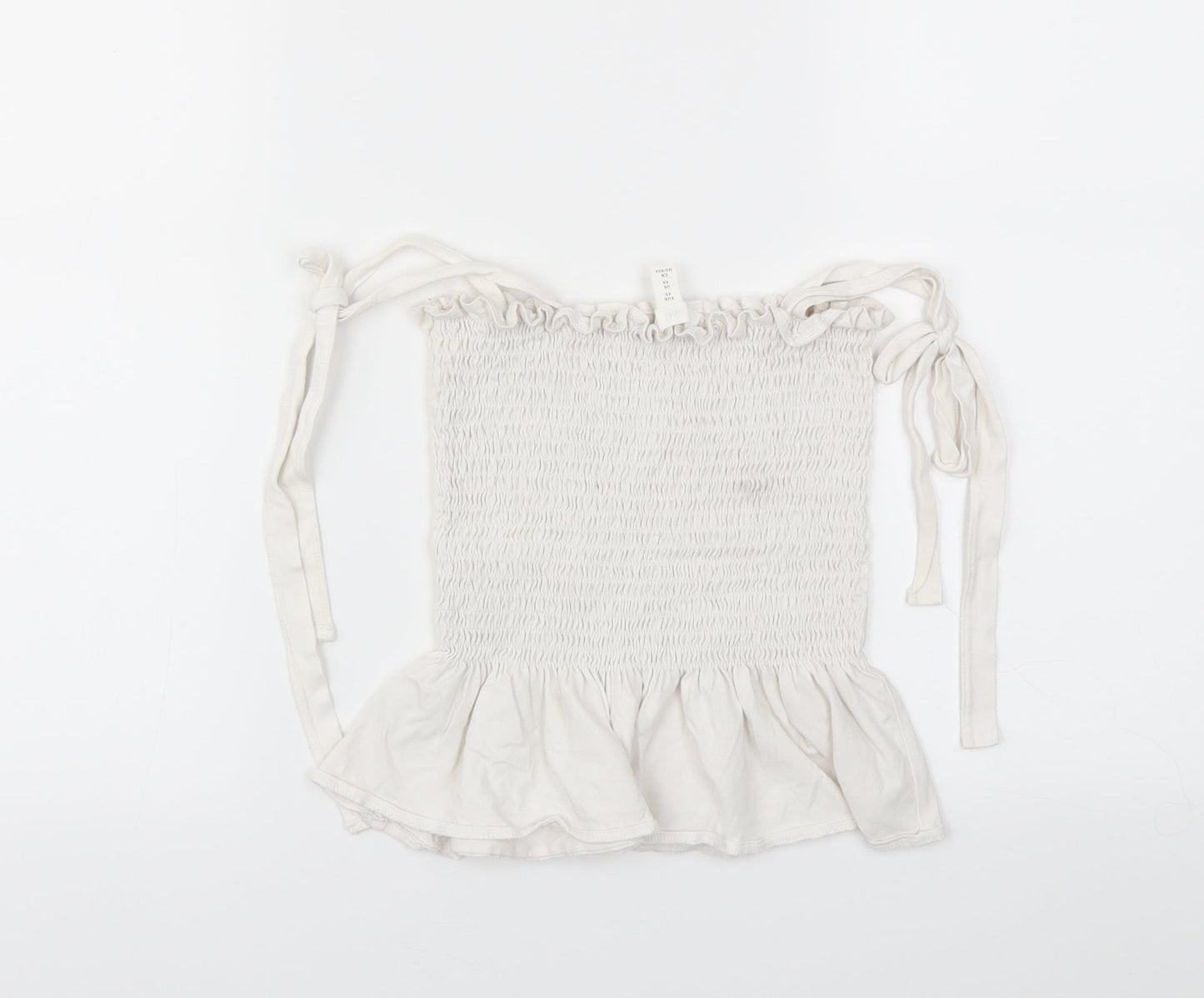 H&M Womens White   Basic T-Shirt Size XS