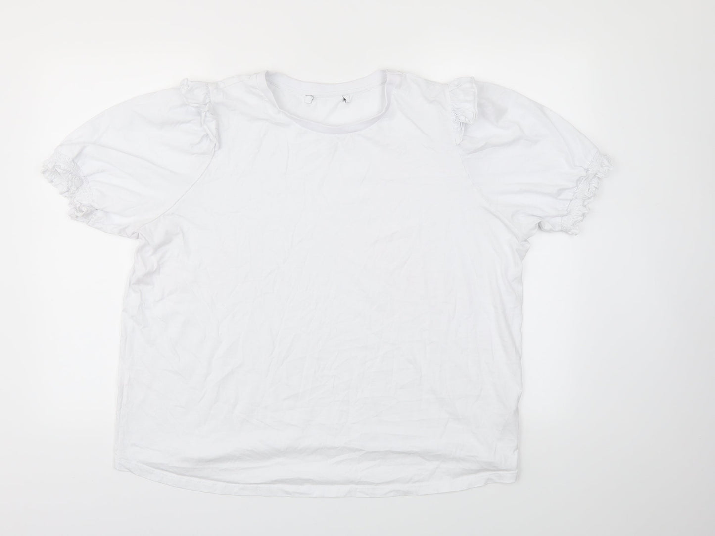 VERY  Womens White   Basic T-Shirt Size 18