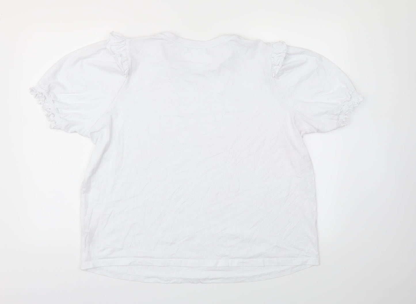 VERY  Womens White   Basic T-Shirt Size 18