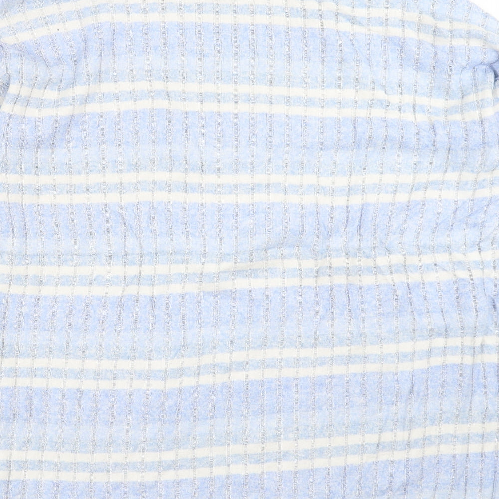 George Womens Blue Striped  Pullover Jumper Size 8