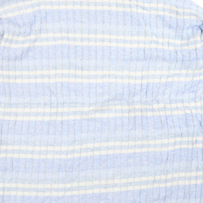 Preloved George Womens Blue Striped  Pullover Jumper Size 8 - Label