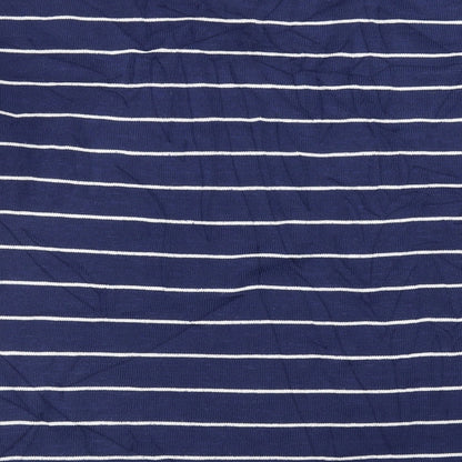 Preloved Sainsburys Womens Blue Striped  Pullover Jumper Size 12 - Label
