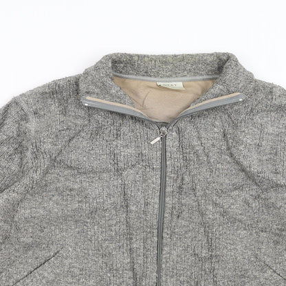 Preloved NEXT Womens Grey   Full Zip Jumper Size 16 - Detail