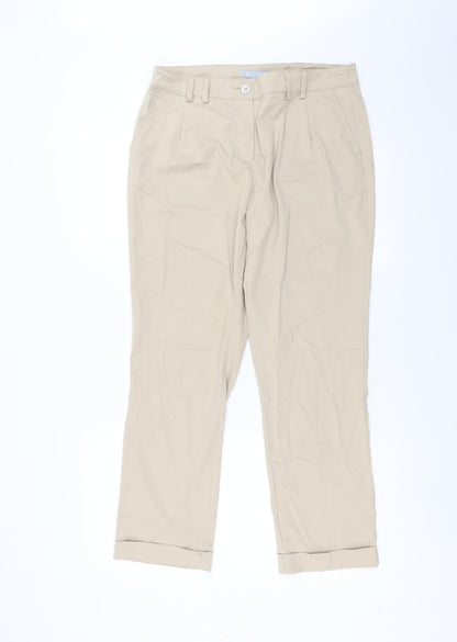Preloved BNK Womens Beige   Trousers  Size 12 L28 in - Front