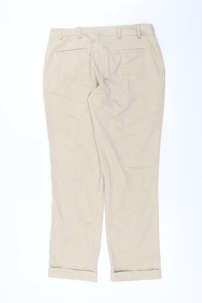Preloved BNK Womens Beige   Trousers  Size 12 L28 in - Back