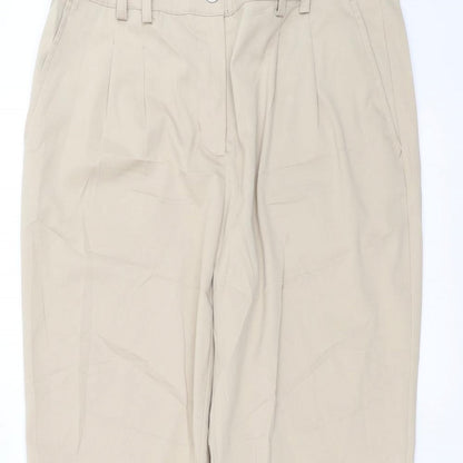 Preloved BNK Womens Beige   Trousers  Size 12 L28 in - Detail