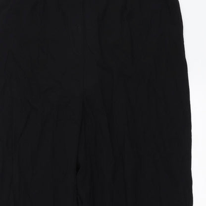 Preloved ELVI Womens Black   Trousers  Size 16 L29 in - Detail