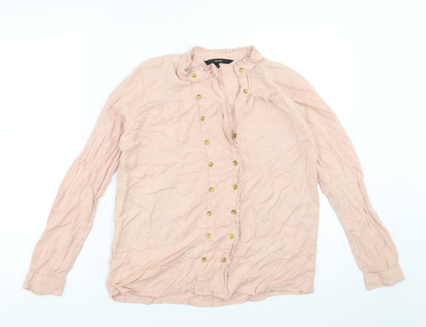 VERO MODA Womens Pink   Basic Blouse Size M