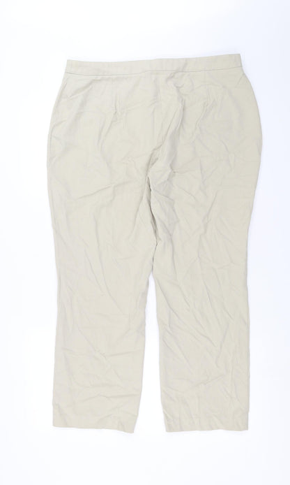 Preworn Womens Beige   Trousers  Size 36 in L26 in