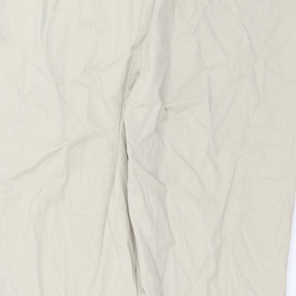 Preworn Womens Beige   Trousers  Size 36 in L26 in