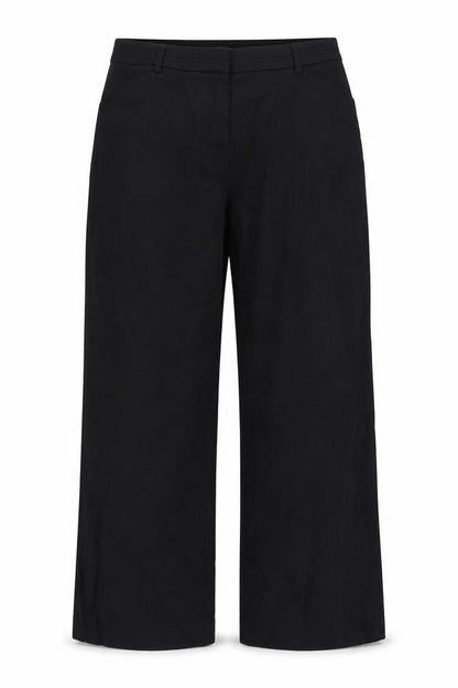 Front view of TU women’s black trousers, size UK 14, 28-inch leg