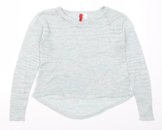 H&M Womens Blue   Pullover Jumper Size 6