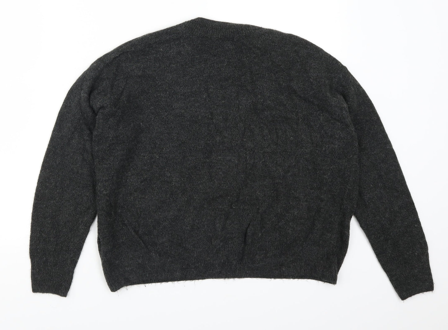 H&M Womens Grey   Pullover Jumper Size S
